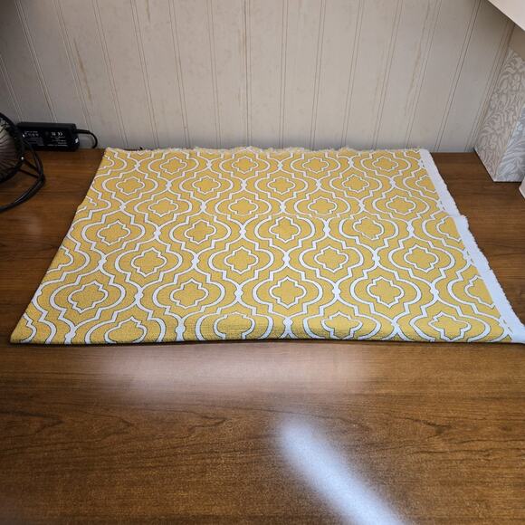 Mill Creek Swavelle Donetta/Sussex Upholstery Fabric 1 yd Maize 100% Cotton - Picture 6 of 10